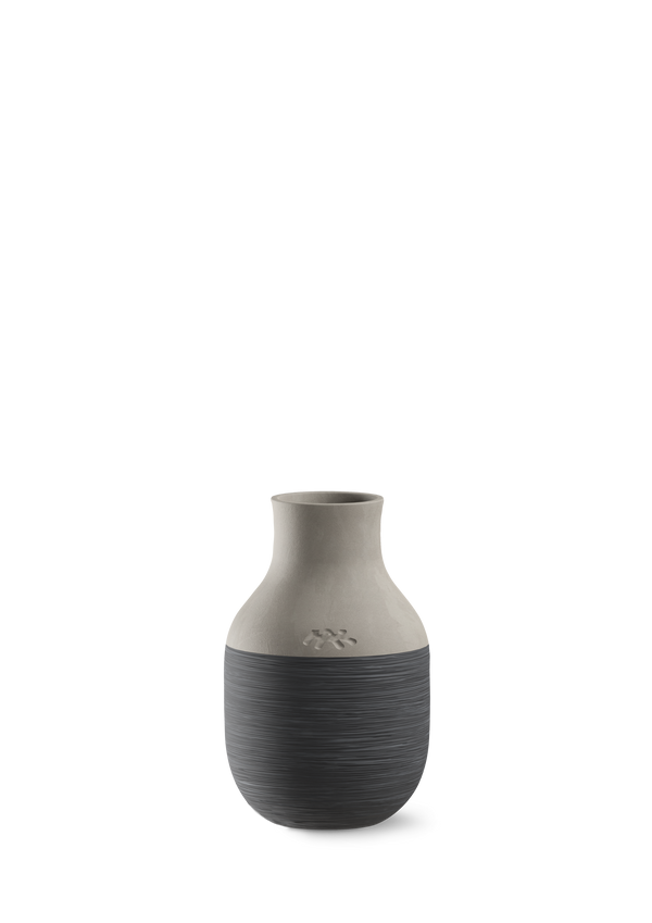 Omaggio Circulare Vase H12.5 cm anthracite grey