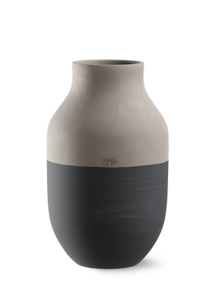 Omaggio Circulare Vase H31 cm anthracite grey