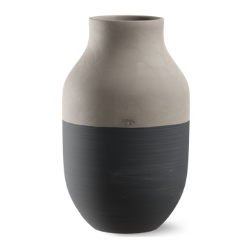 Omaggio Circulare Vase H31 cm anthracite grey