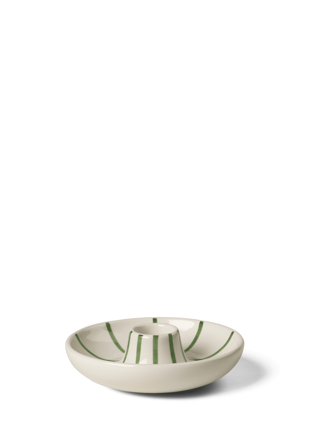 Signature Candle holder H3.5 cm green