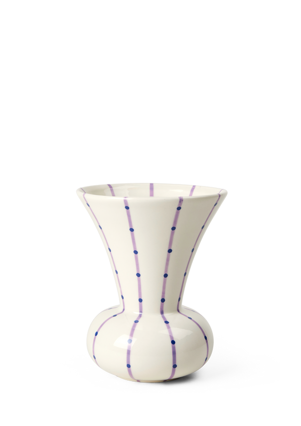 Signature Vase H15 cm purple