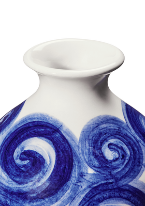 Tulle Vase H10.5 cm blue