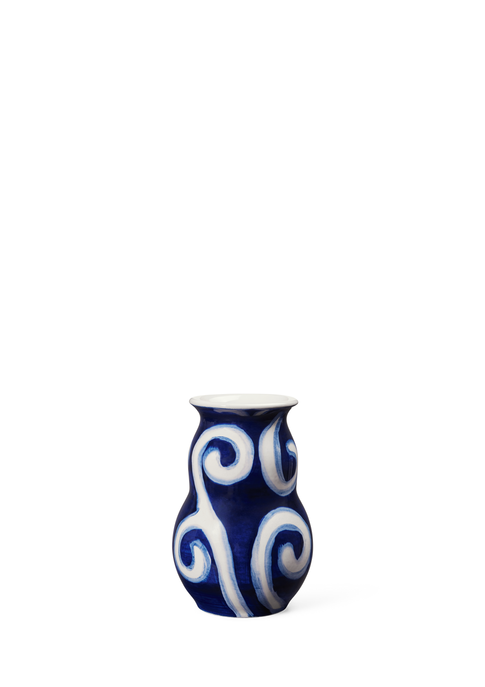 Tulle Vase H13 cm blue