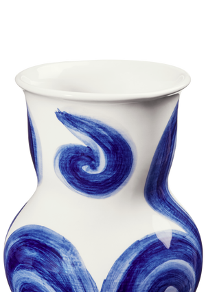 Tulle Vase H22.5 cm blue