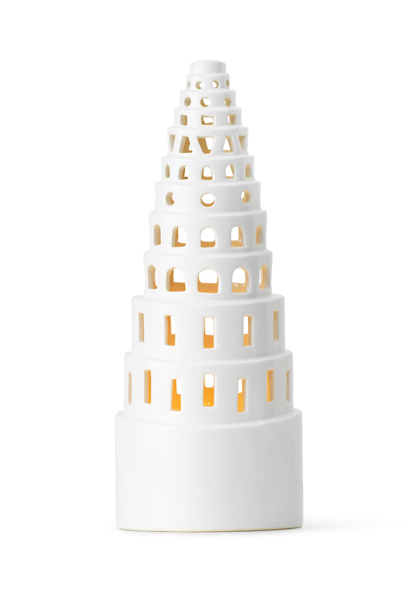 Urbania Lighthouse High tower Ø9 cm white