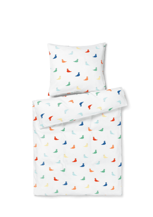 Bed linen Songbird baby 70x80cm SE multi