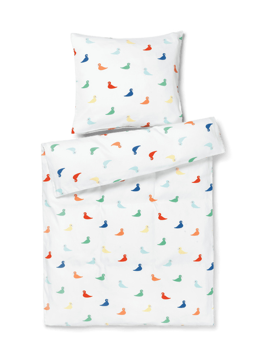 Bed linen Songbird Spjälsäng 100x130cm SE multi