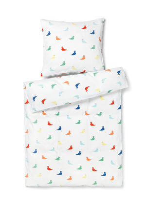 Bed linen Songbird junior 100x140cm DK multi
