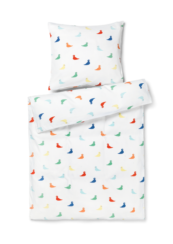 Bed linen Songbird junior 100x140cm DK multi