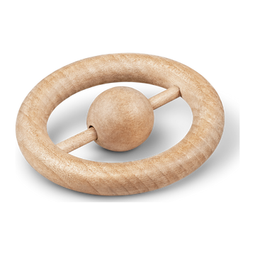 Rattle H3 cm beech