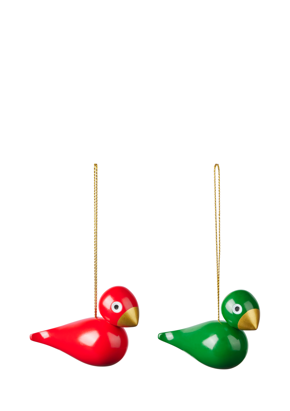 Christmas birds H5 red/green 2 pcs.