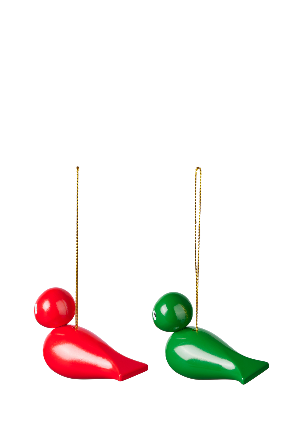 Christmas birds H5 red/green 2 pcs.