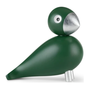 Songbird Georg H15.5 cm green/silver