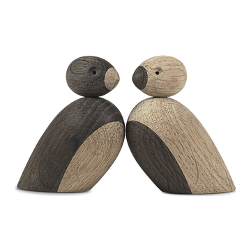 Pair of Sparrows small oak/smoked oak