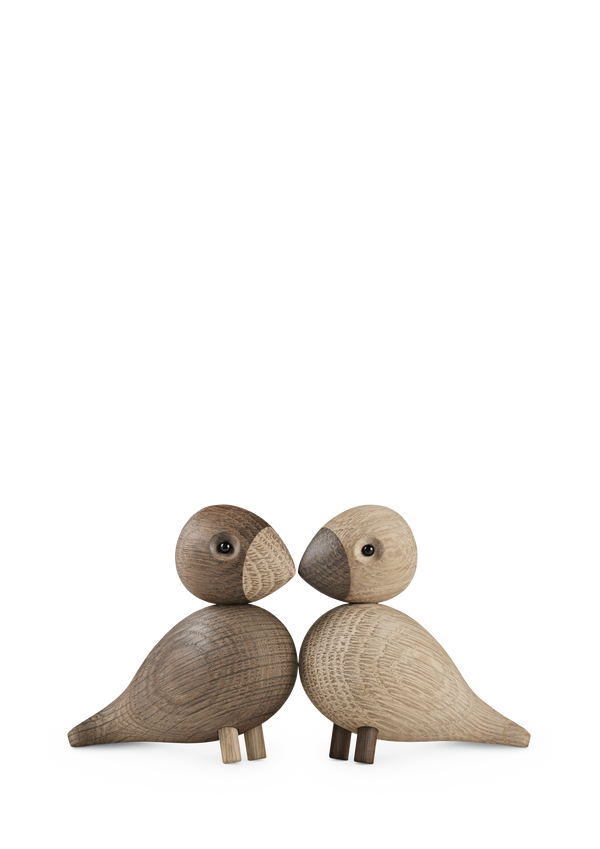 Lovebirds H9 cm 1 pair