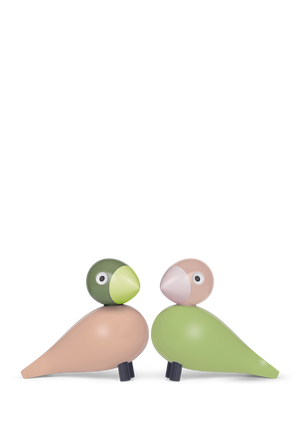 Lovebirds H9 cm 1 pair