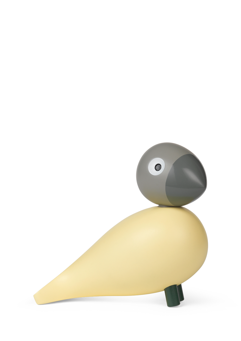 Year Bird Bella 2025 H12.5 cm cream/grey