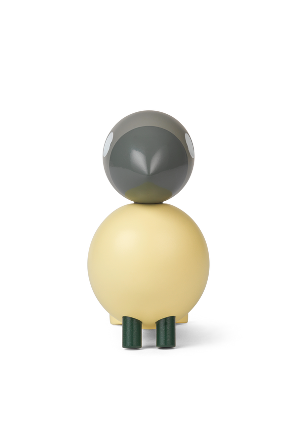 Year Bird Bella 2025 H12.5 cm cream/grey
