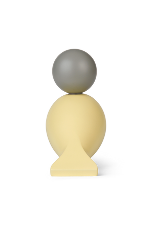 Year Bird Bella 2025 H12.5 cm cream/grey