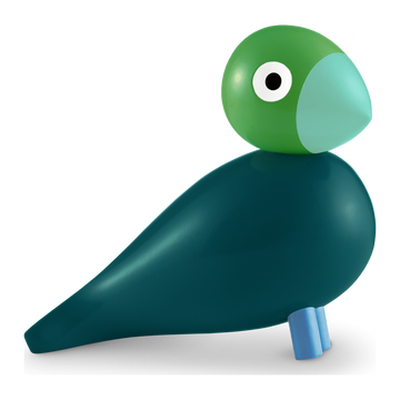 Year Bird Birk 2026 H12.5 cm dark green