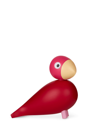 Year Bird Flora 2024 H12.5 cm pink