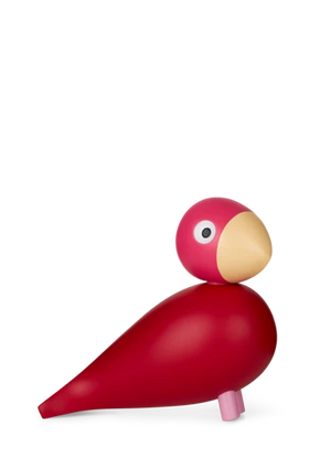 Year Bird Flora 2024 H12.5 cm pink