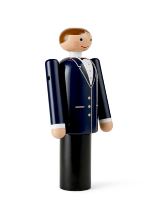 Groom H18 cm blue/black/white
