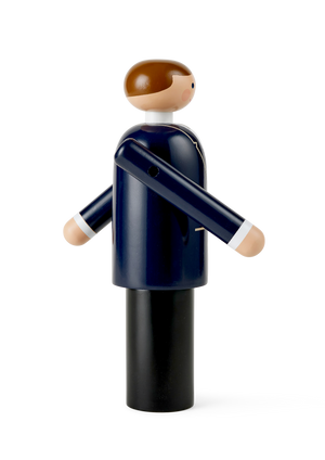 Groom H18 cm blue/black/white