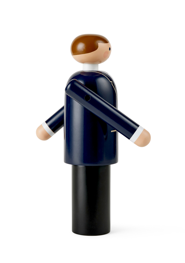 Groom H18 cm blue/black/white
