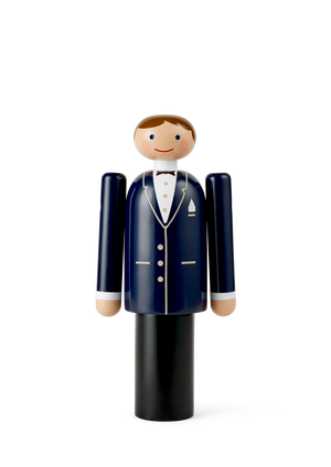 Groom H18 cm blue/black/white