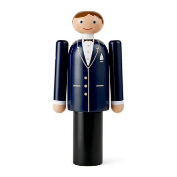 Groom H18 cm blue/black/white