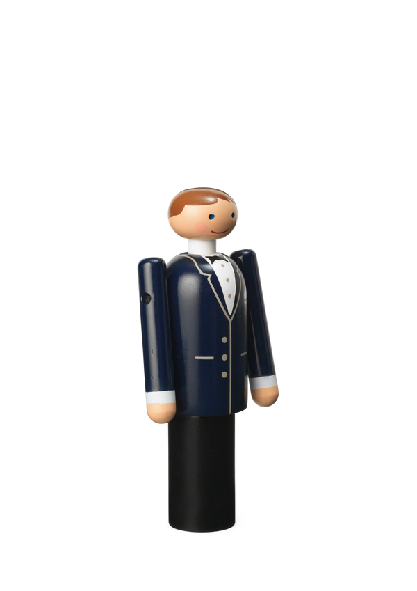 Groom H12 cm blue/black/white