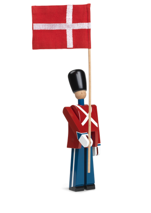 Standard-bearer small red/blue/white