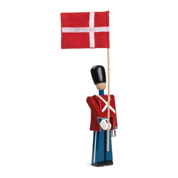 Standard-bearer small red/blue/white
