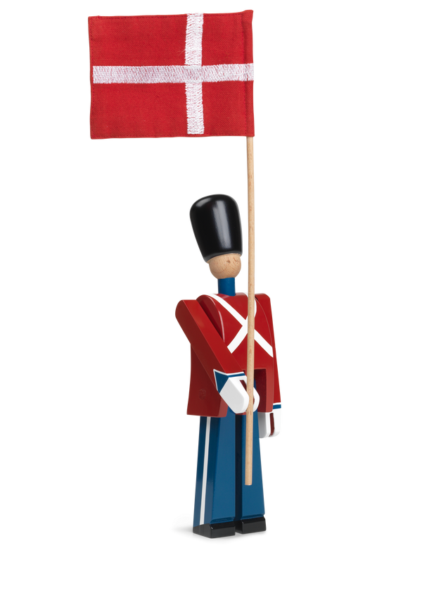 Standard-bearer small red/blue/white