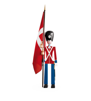 Standard-bearer large red/blue/white