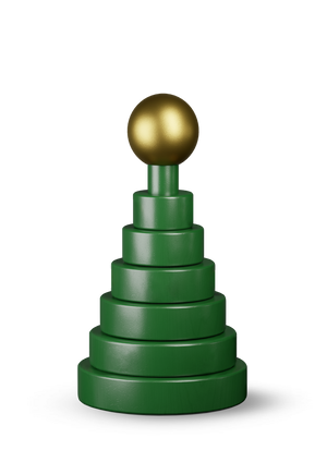 Christmas tree H19.5 green