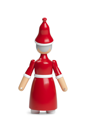 Santa Clara / Mrs Santa H19.5 cm red/white