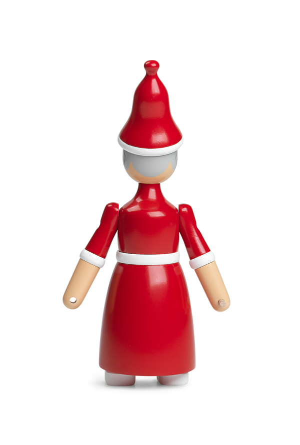 Santa Clara / Mrs Santa H19.5 cm red/white