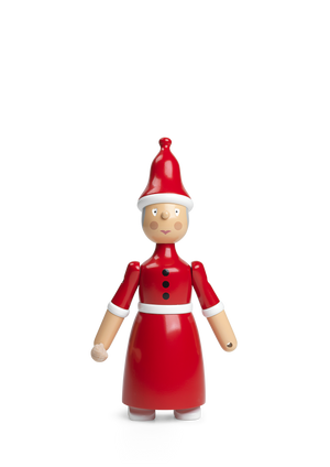 Santa Clara / Mrs Santa H19.5 cm red/white