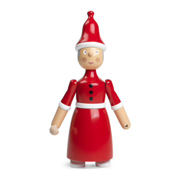 Santa Clara / Mrs Santa H19.5 cm red/white