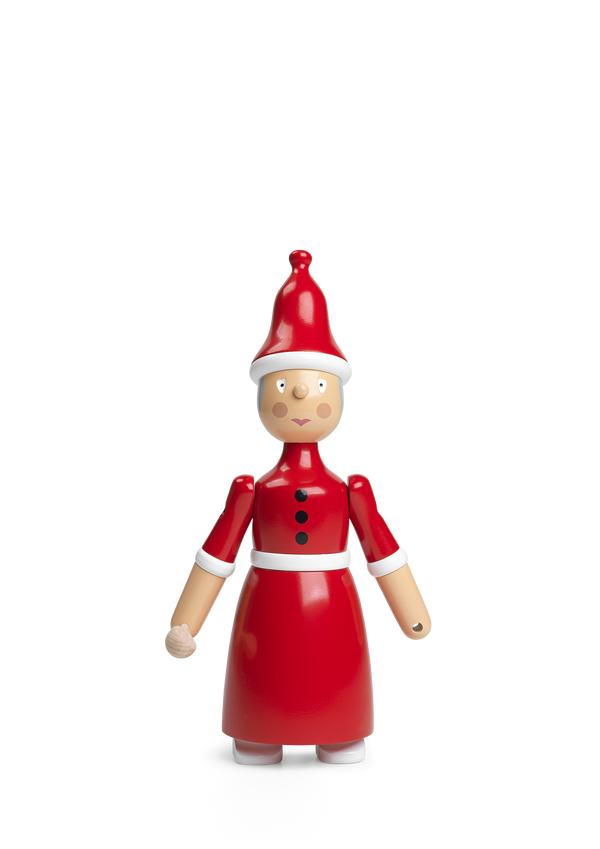 Santa Clara / Mrs Santa H19.5 cm red/white