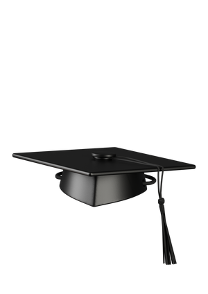 Graduate hat black