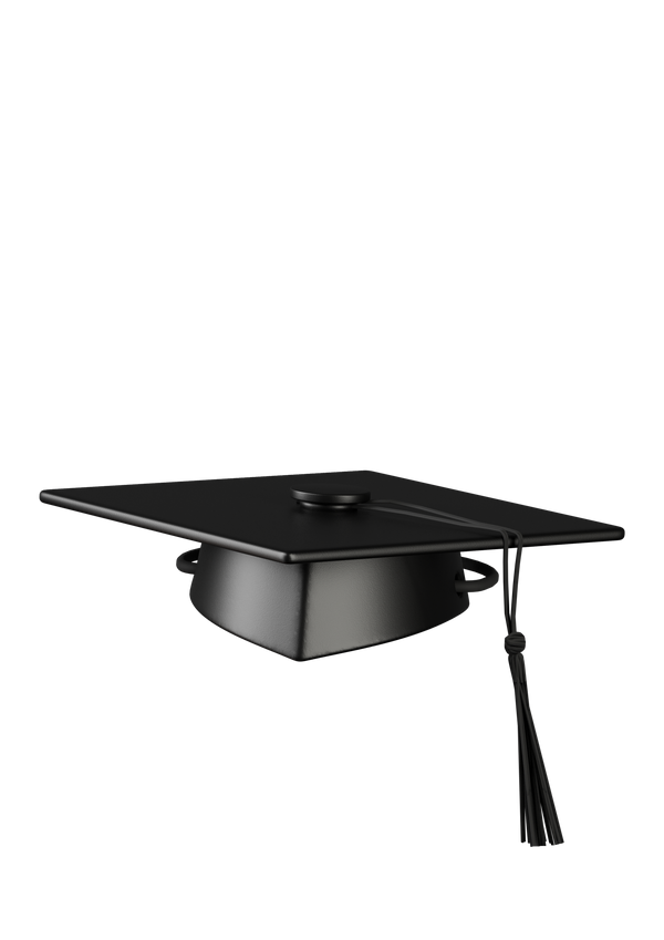 Graduate hat black
