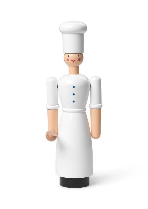 Cook girl H17.5 cm white
