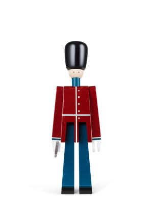 Guardsman with sword small red/blue/white