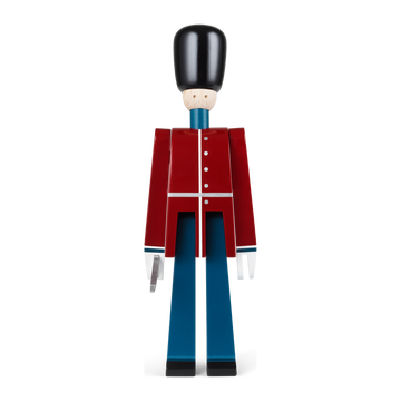 Guardsman with sword small red/blue/white