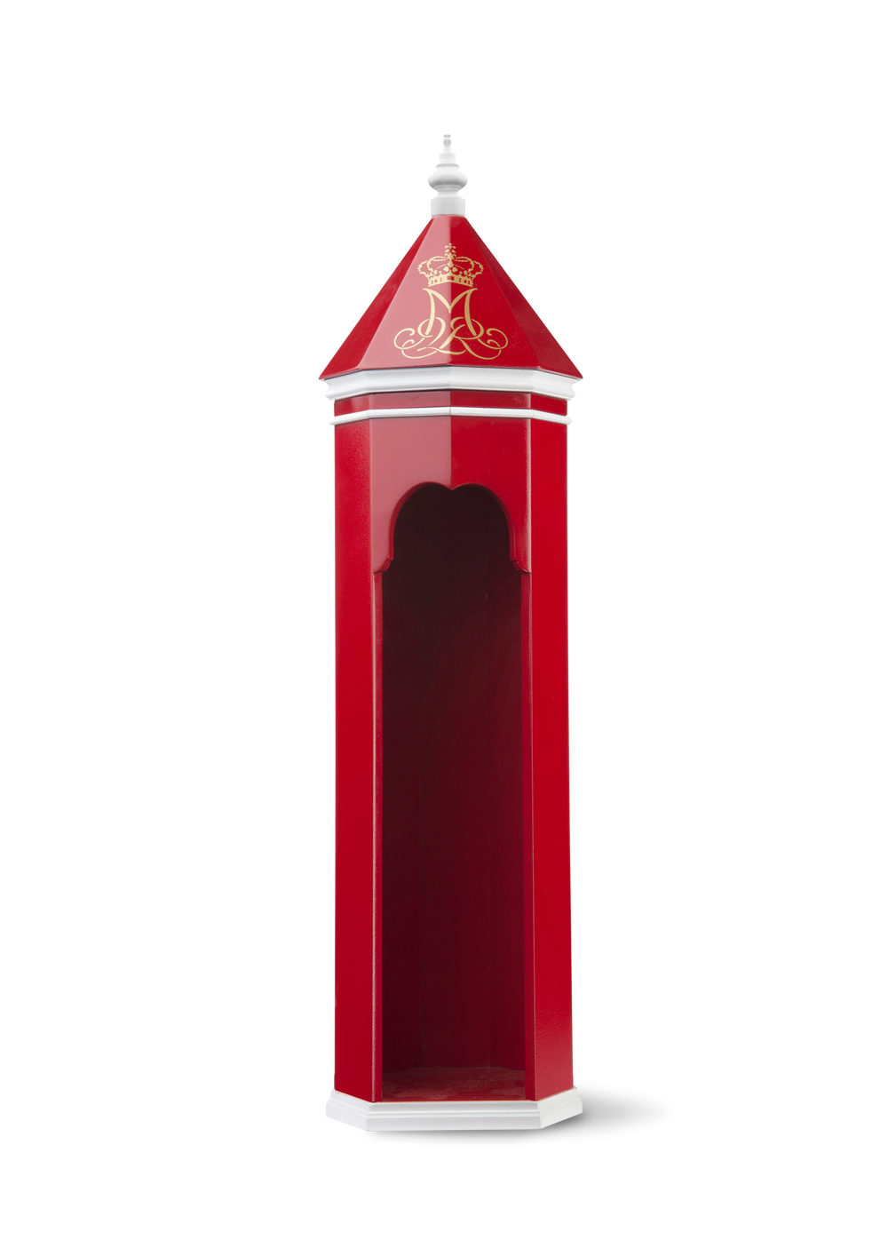 Sentry box H36 cm red/white