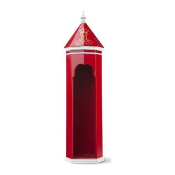 Sentry box H36 cm red/white