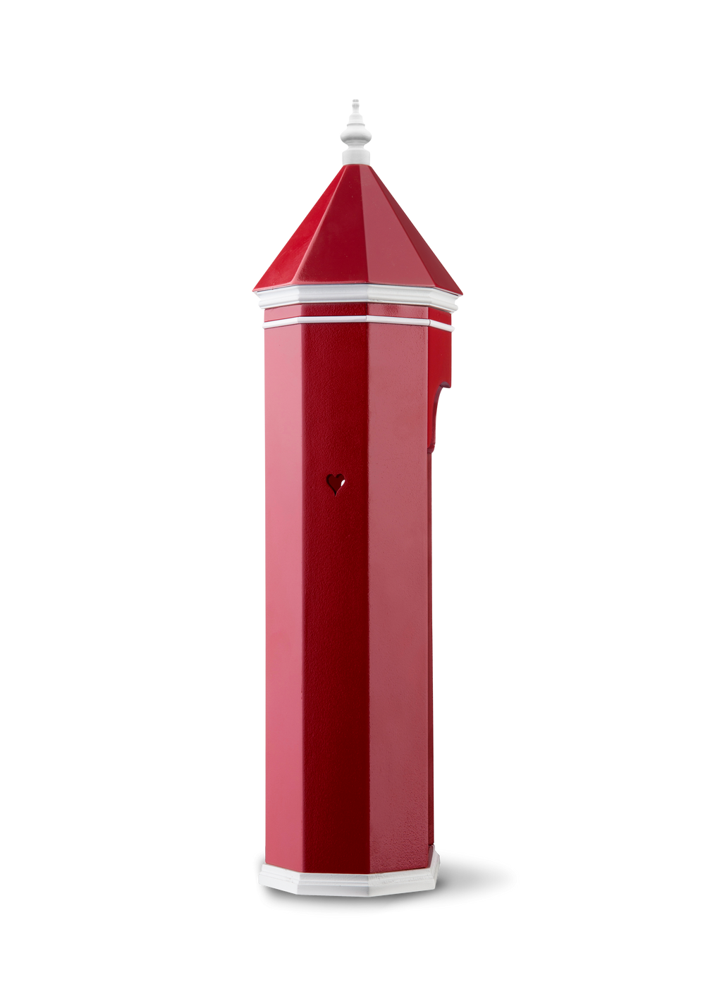 Sentry-box King Frederik X H36 cm red/white